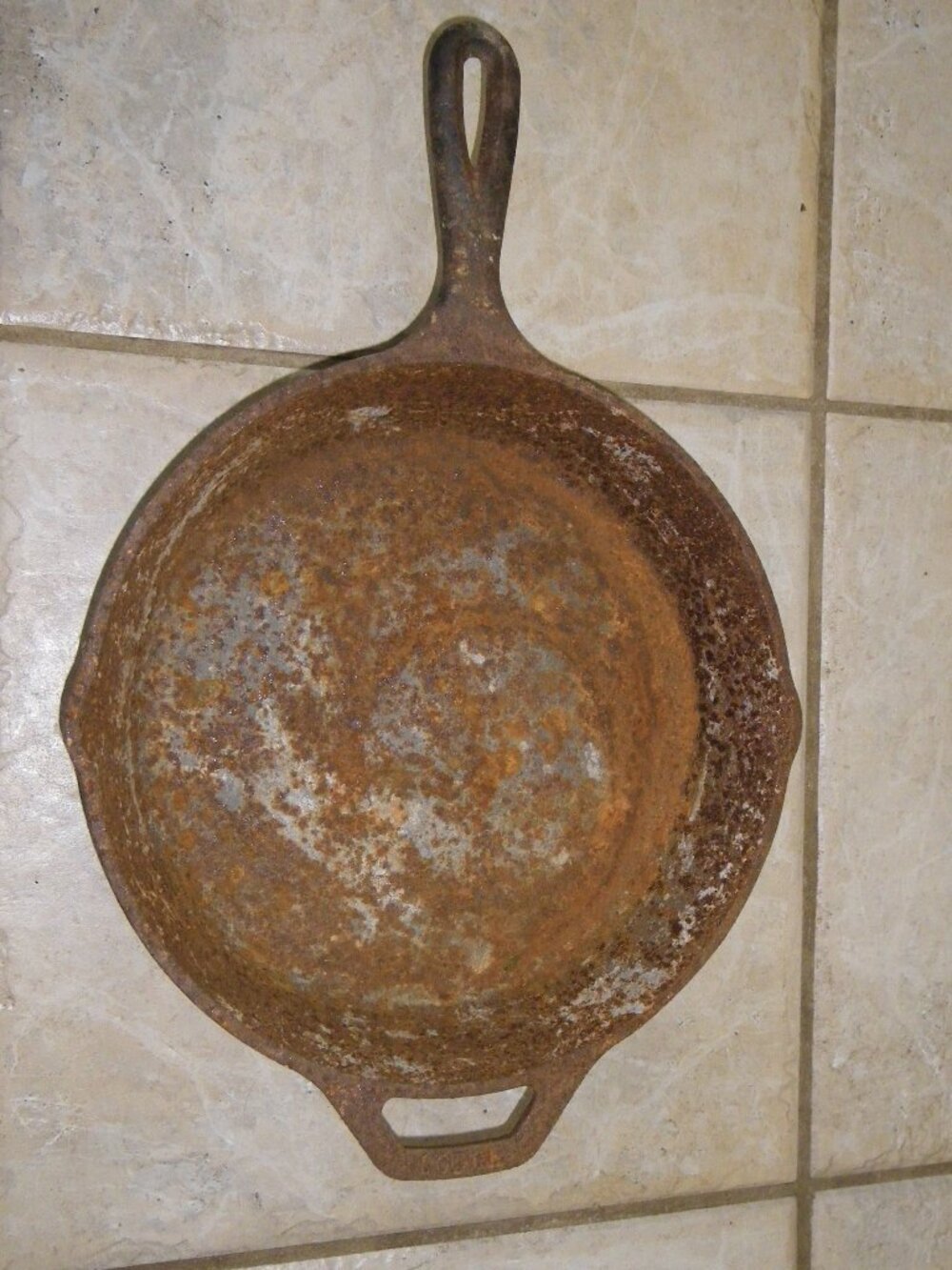 Vintage The Lodge Cast Iron Pan 3 USA 8SK